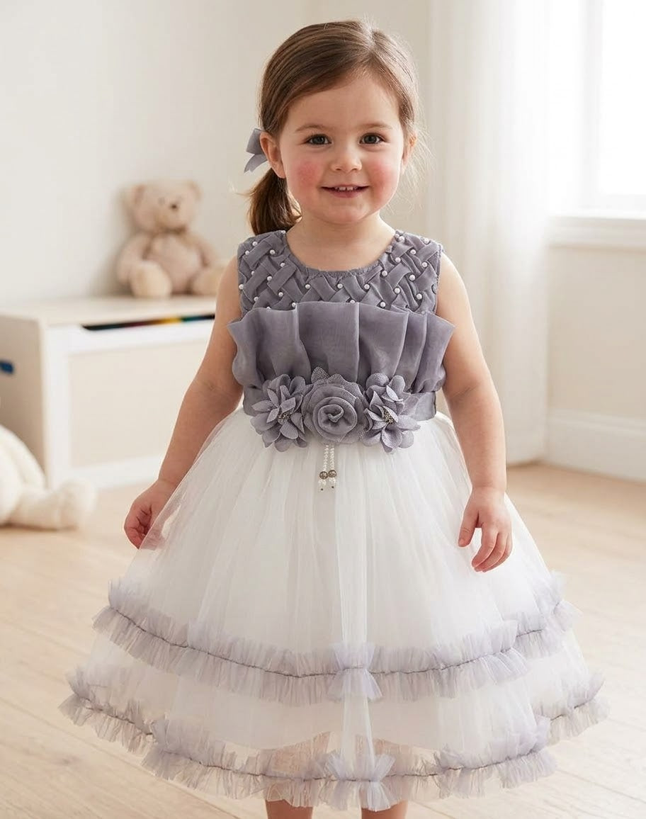 Kids  Fancy Net Frock (DDS0026)