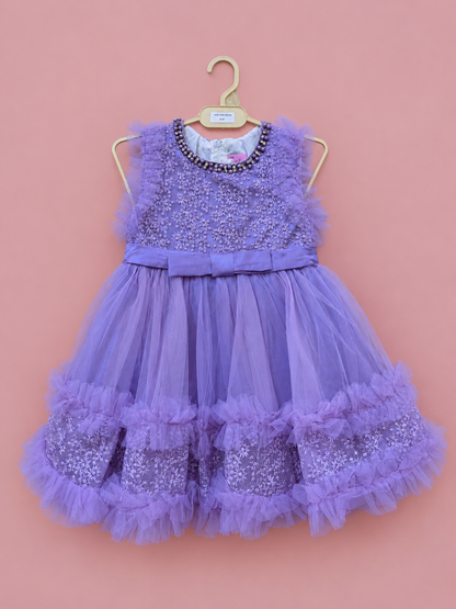 Kids Purple Frock (DDS0019)