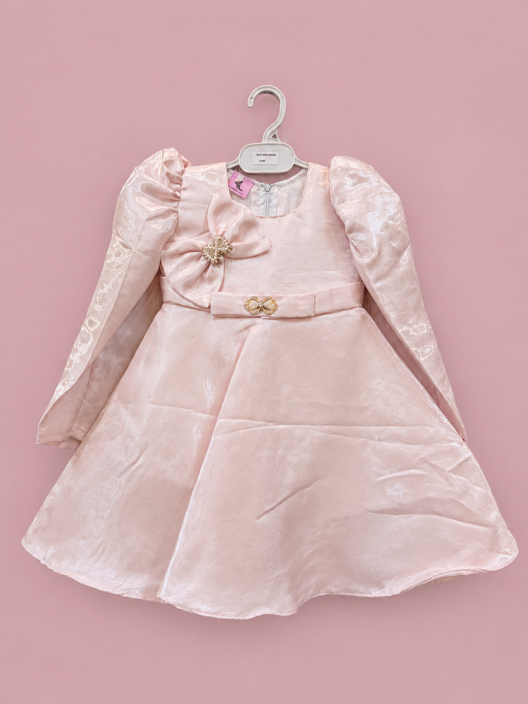 kids Jacquard Silk frock (DDS0017)