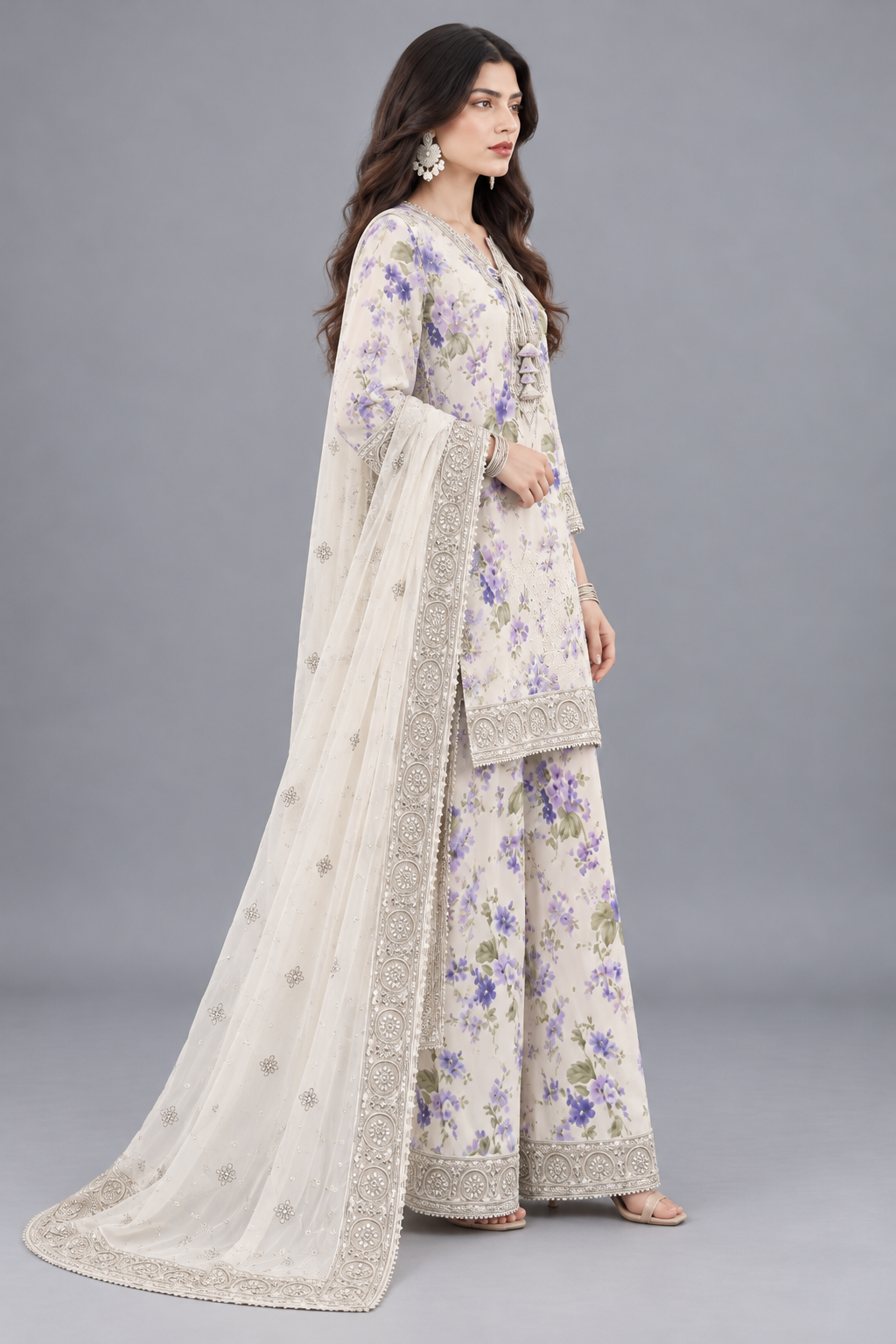 3 Piece Unstitched Suit (DDSU006)