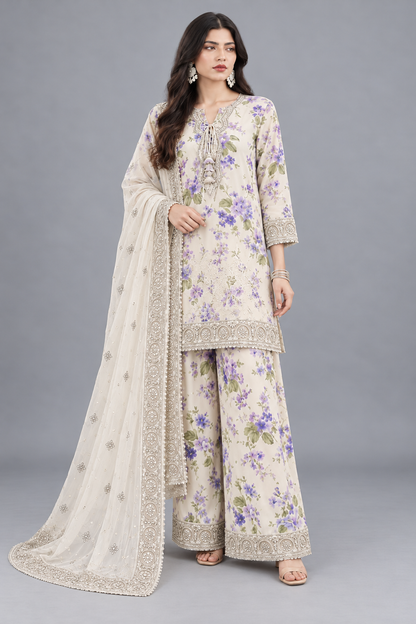 3 Piece Unstitched Suit (DDSU006)