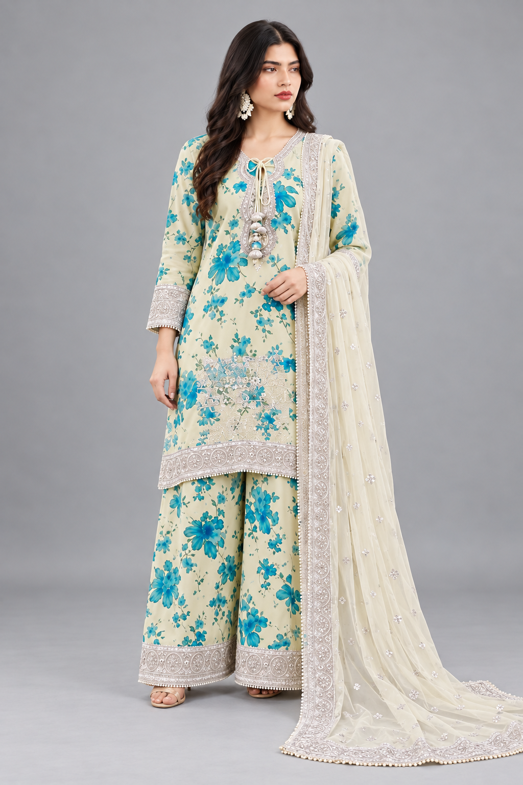 3 Piece Unstitched Suit (DDSU004)