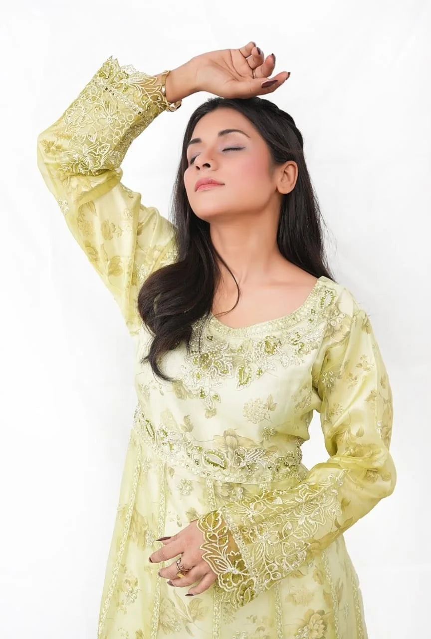 3 PC Net Embroidered (DDS0013)
